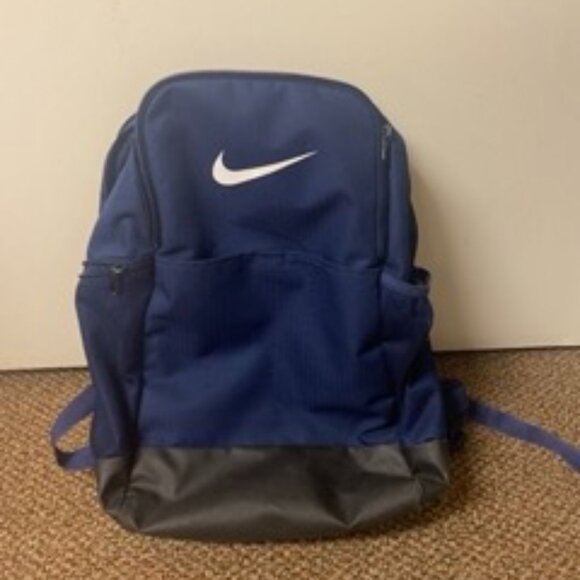 Nike Navy Blue Backpack - Picture 1 of 4
